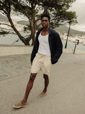 DAN FOX APPAREL Regular Trousers 'Maddox' in White