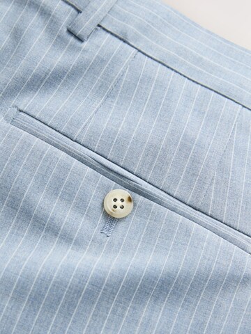 Next Slim fit Trousers with creases in Blue