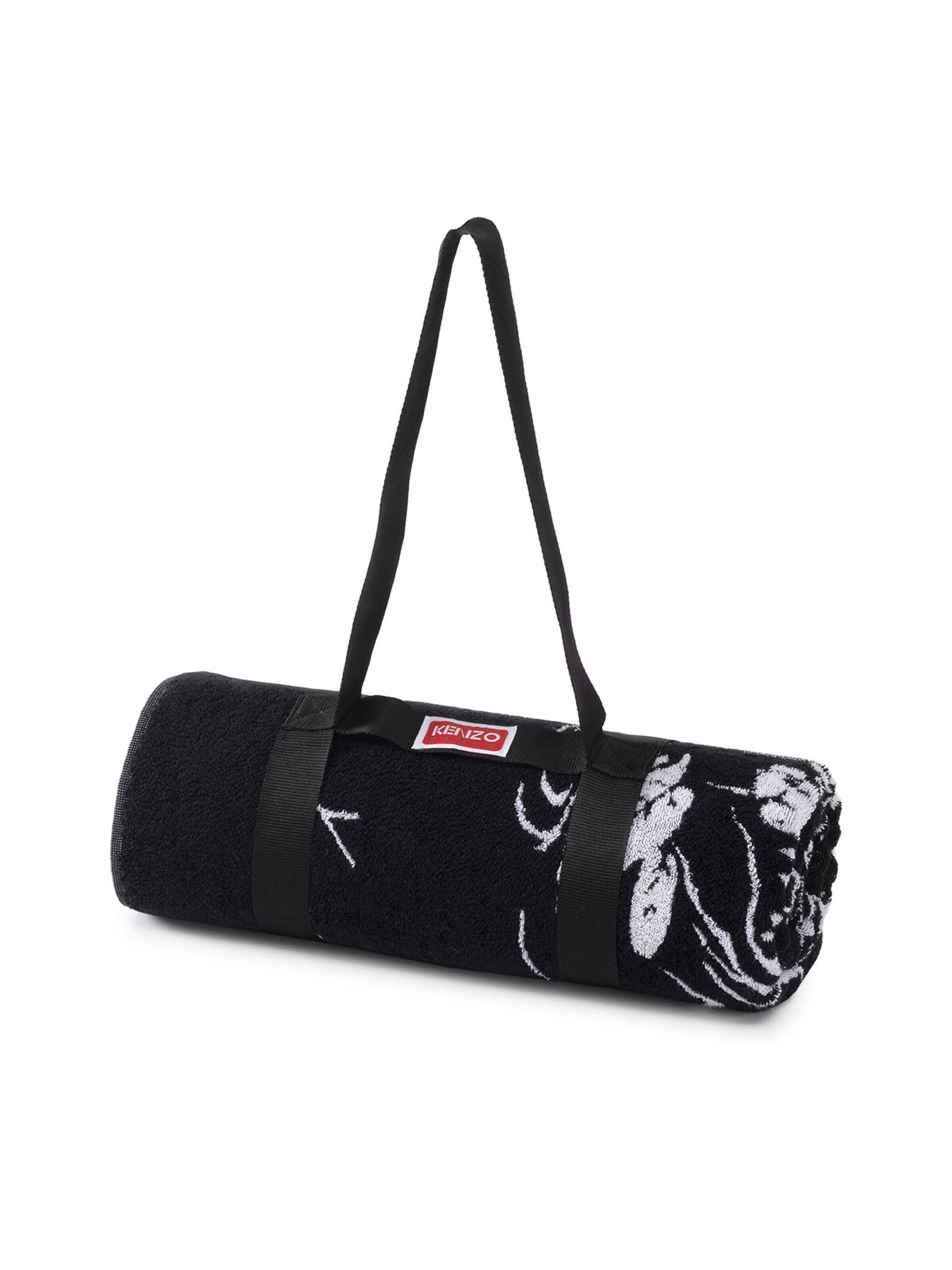 KENZO Strandtuch 'KESTAMPE'‌‌‌‌‌‌‌ in Schwarz