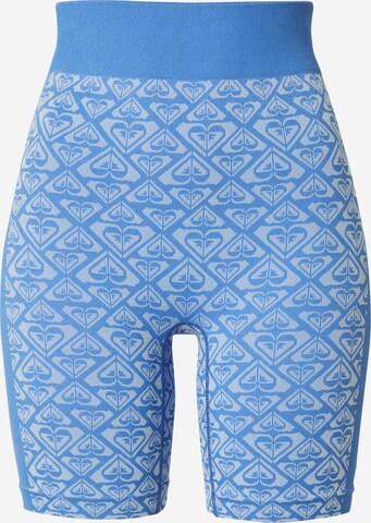 ROXY Skinny Sportshorts 'CHILL OUT' in Blau: predná strana