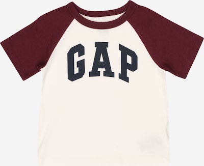GAP T-Shirt in navy / bordeaux / offwhite, Produktansicht