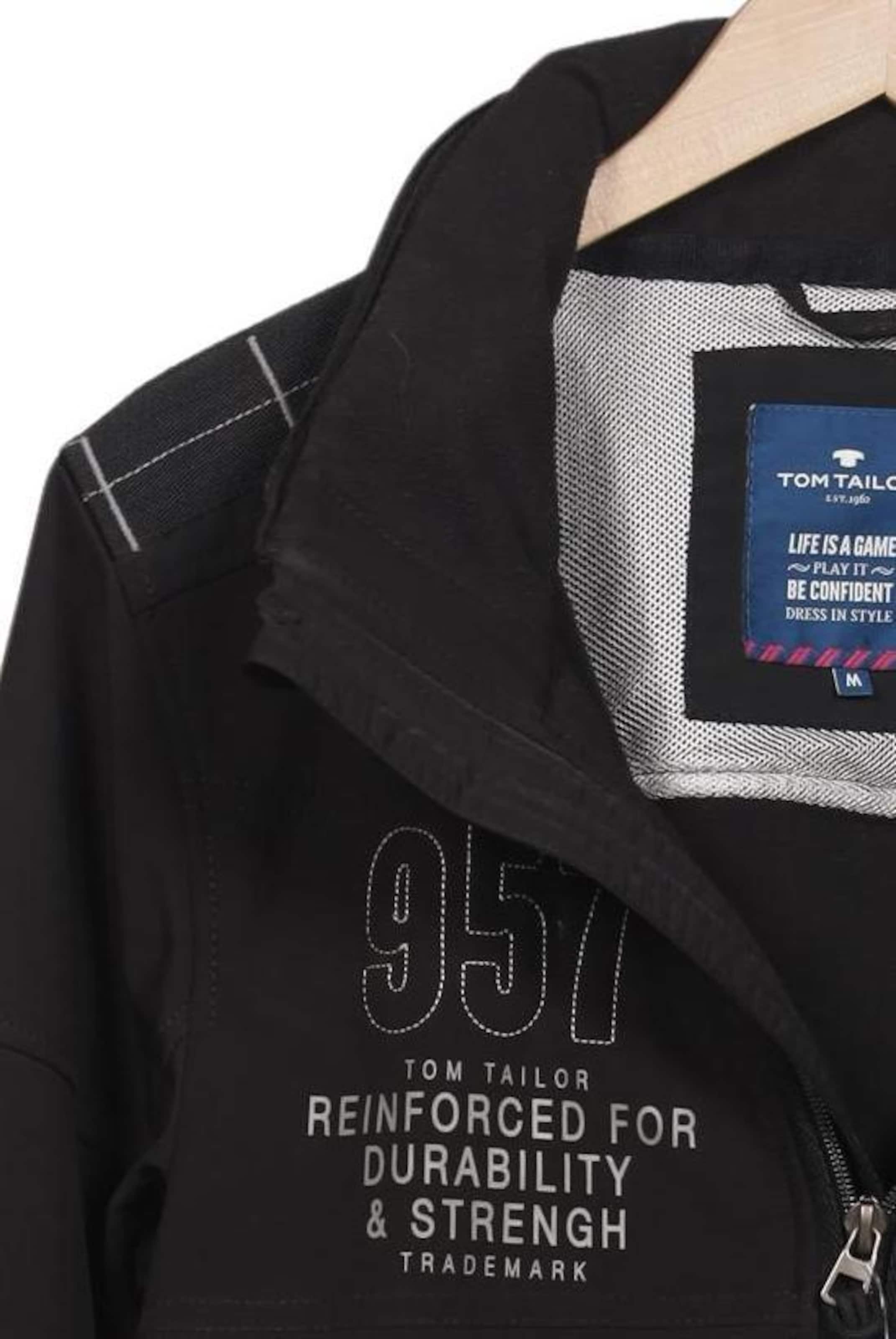 TOM TAILOR Jacket & Coat in M in Black