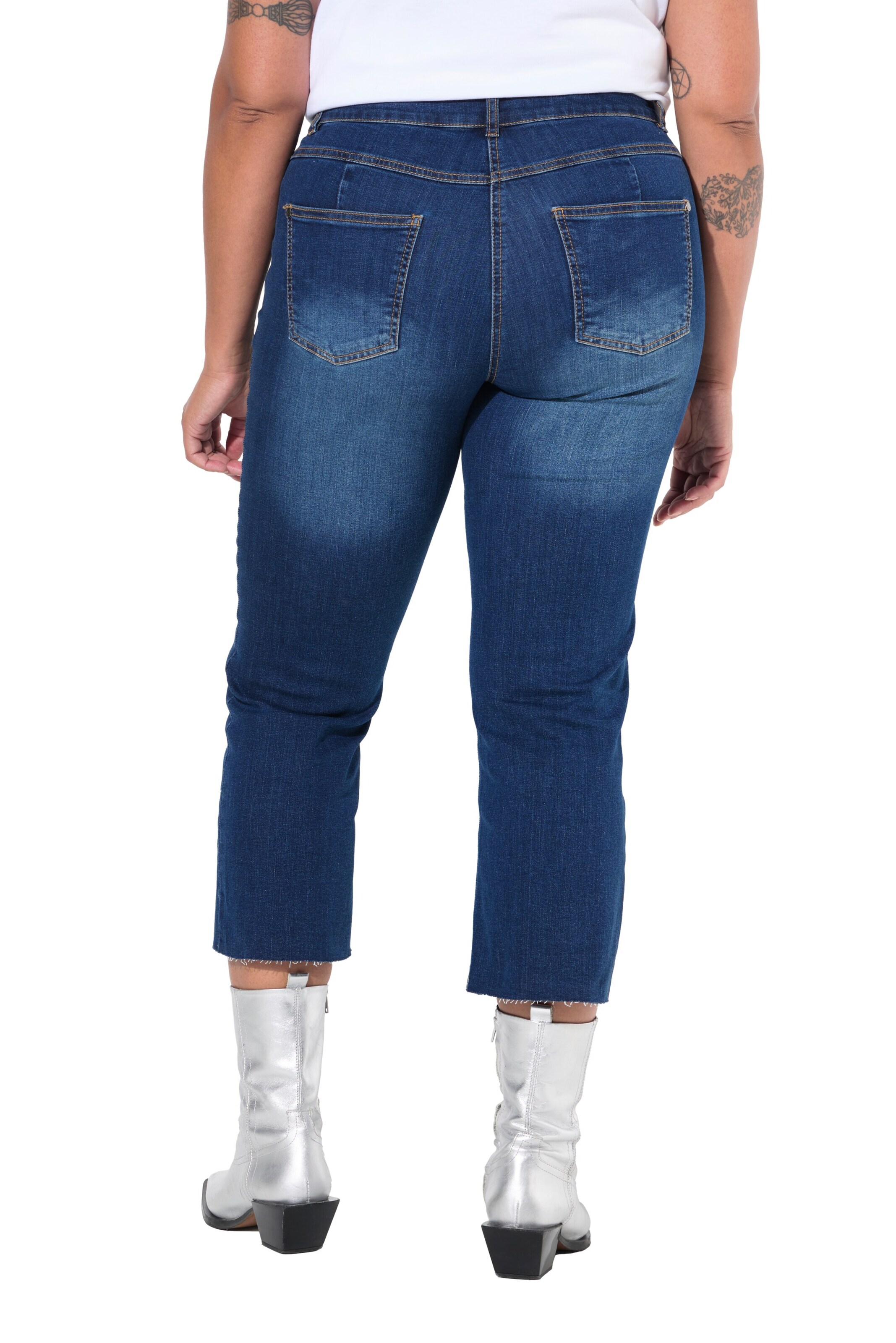 Angel of Style Flared Jeans in Blauw