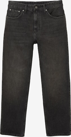 Jeans de la Pull&Bear pe negru: față