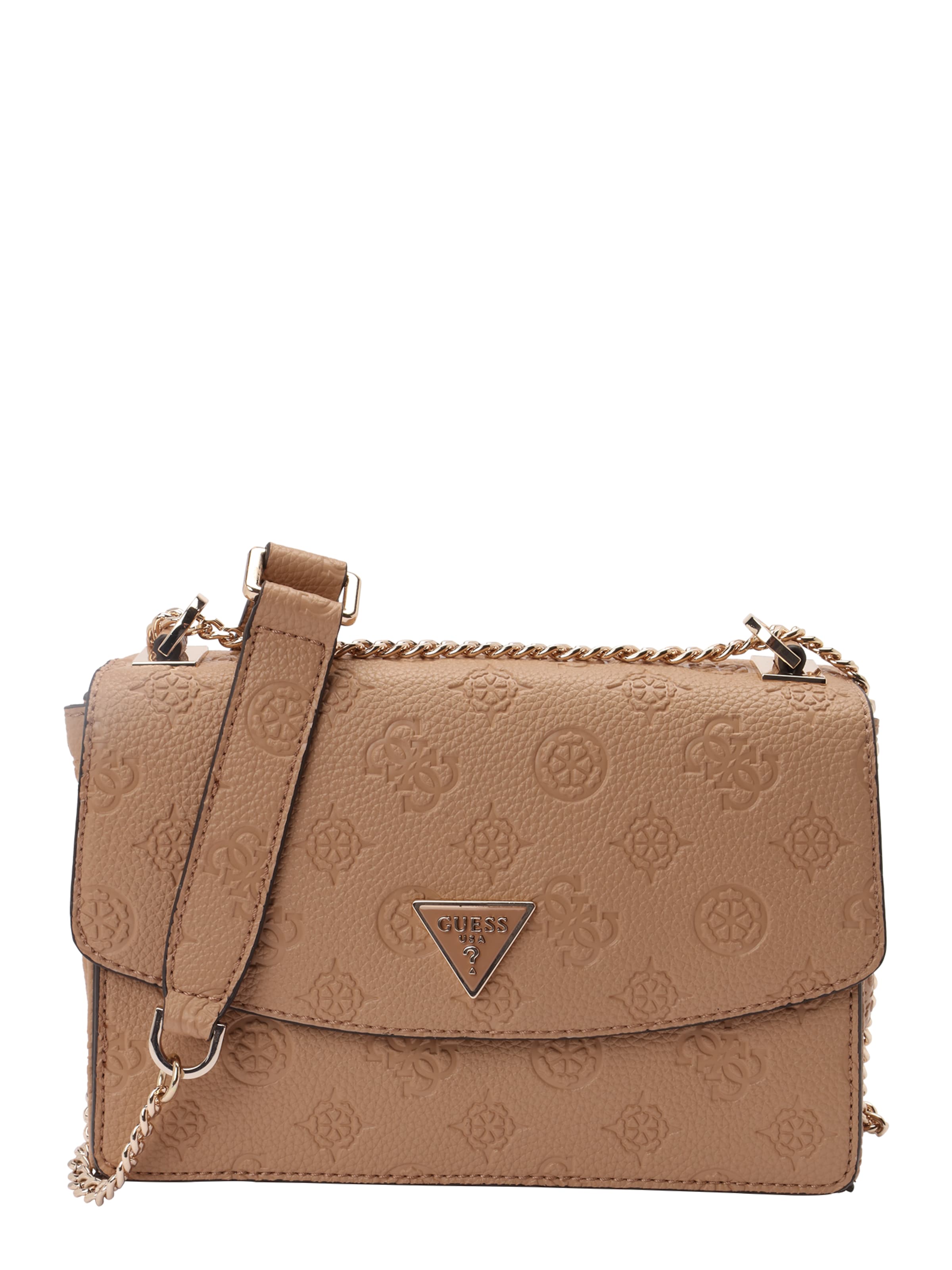 GUESS Skuldertaske 'Cresidia' i beige: forside