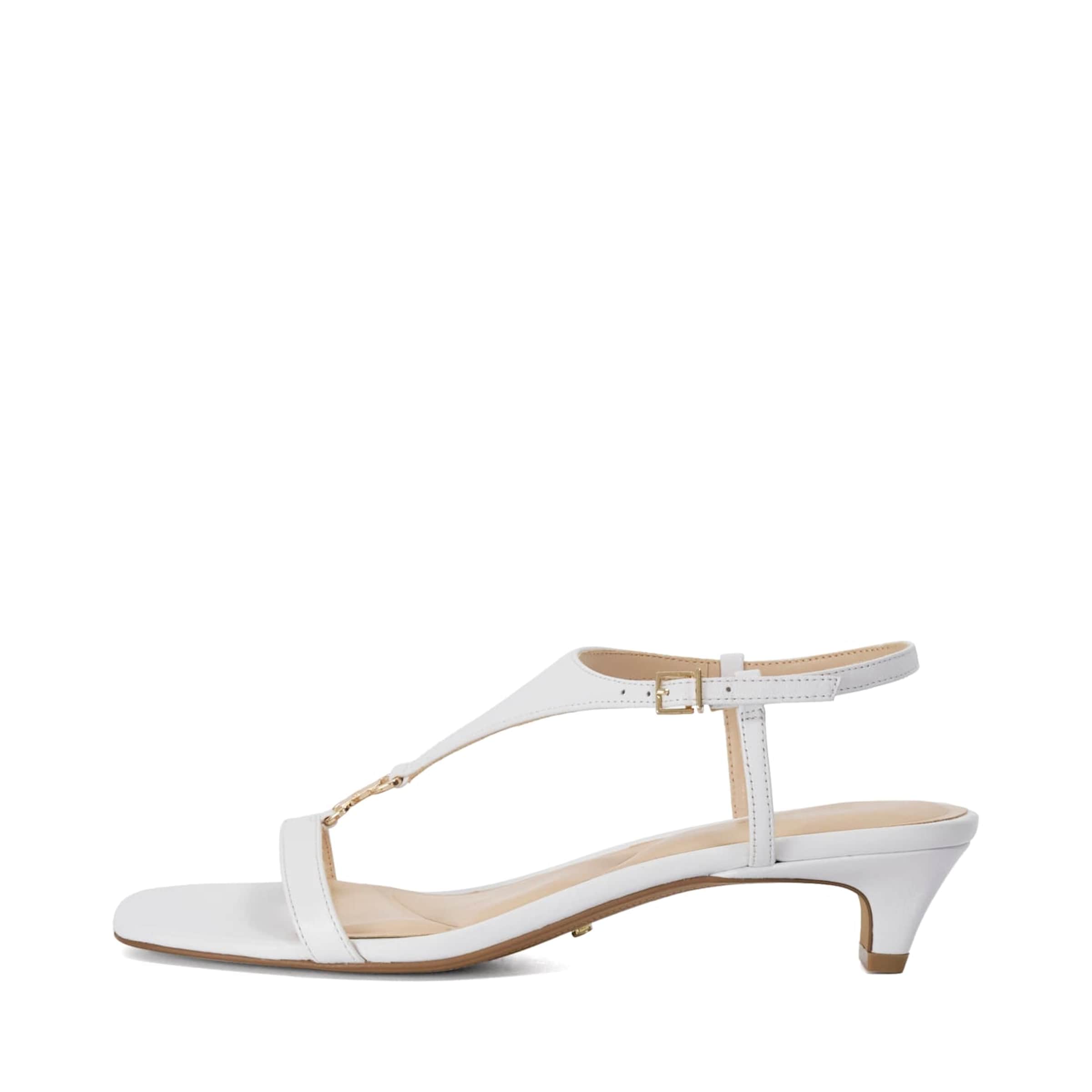 Dune LONDON Riemensandale 'Monacas' in Weiß