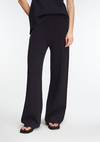 Wide Leg Pantalon COMMA en bleu