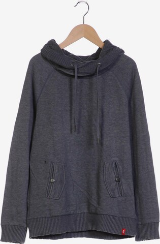 ESPRIT Sweatshirt & Zip-Up Hoodie in L in Grey: front