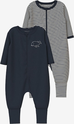 NAME IT Pajamas in Blue: front