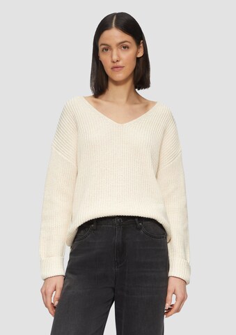 s.Oliver Trui in Beige: voorkant