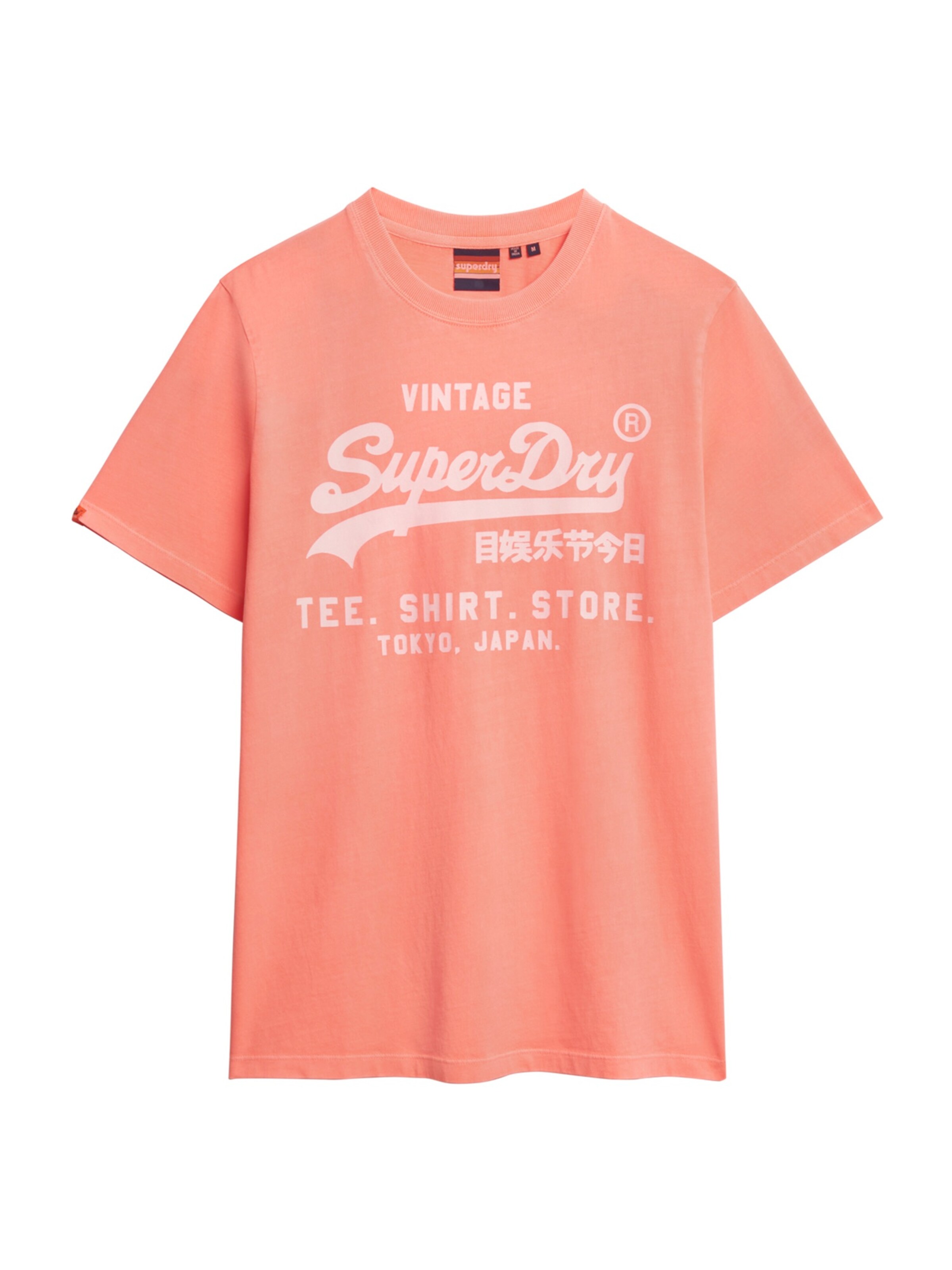 Superdry Shirt in Oranje: voorkant