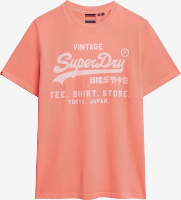 Superdry Shirt in Oranje: voorkant
