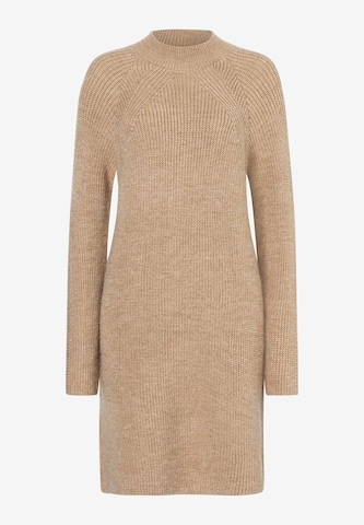 MORE & MORE Knitted dress in Beige: front