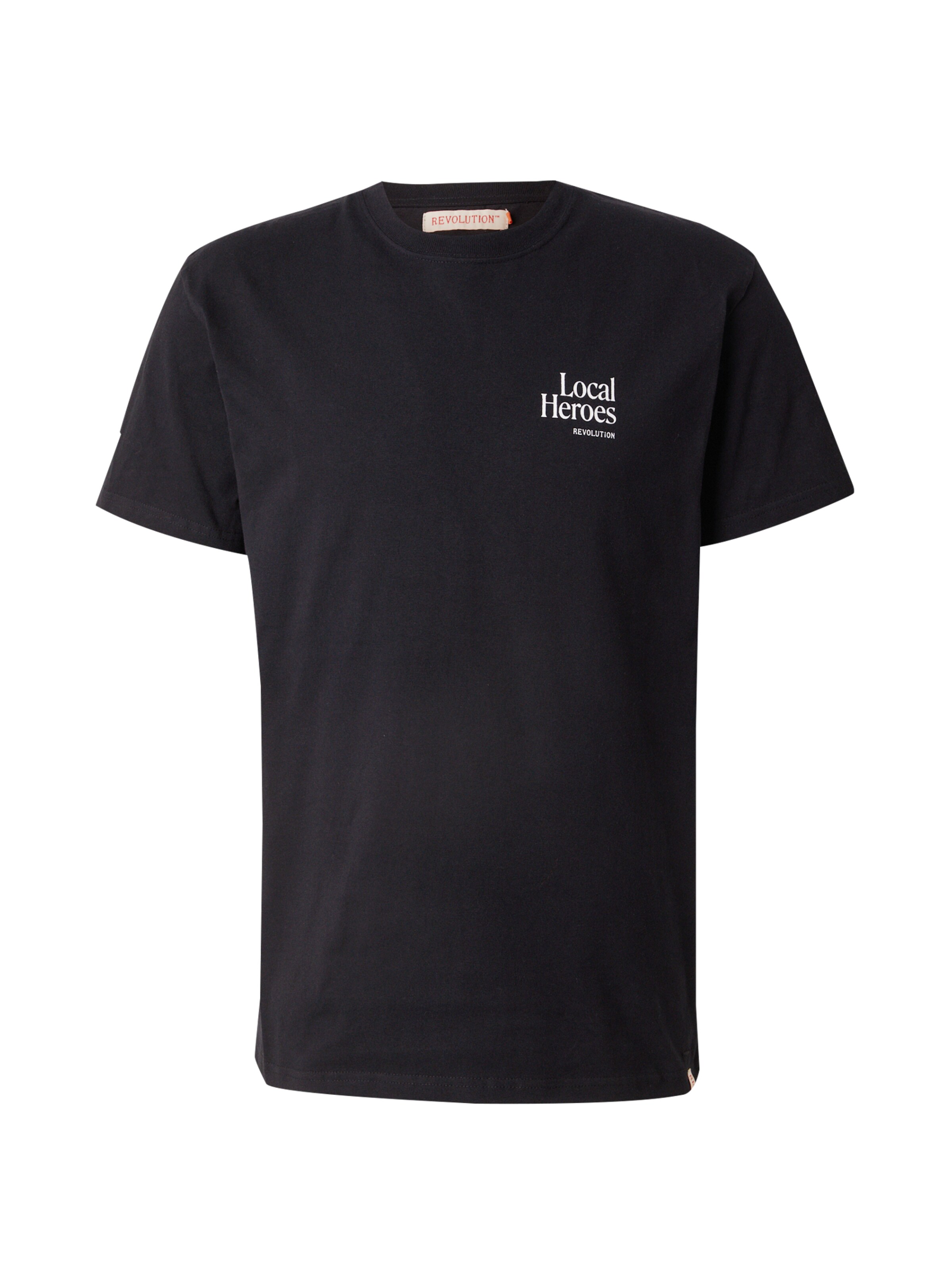 Revolution Shirt in Zwart: voorkant