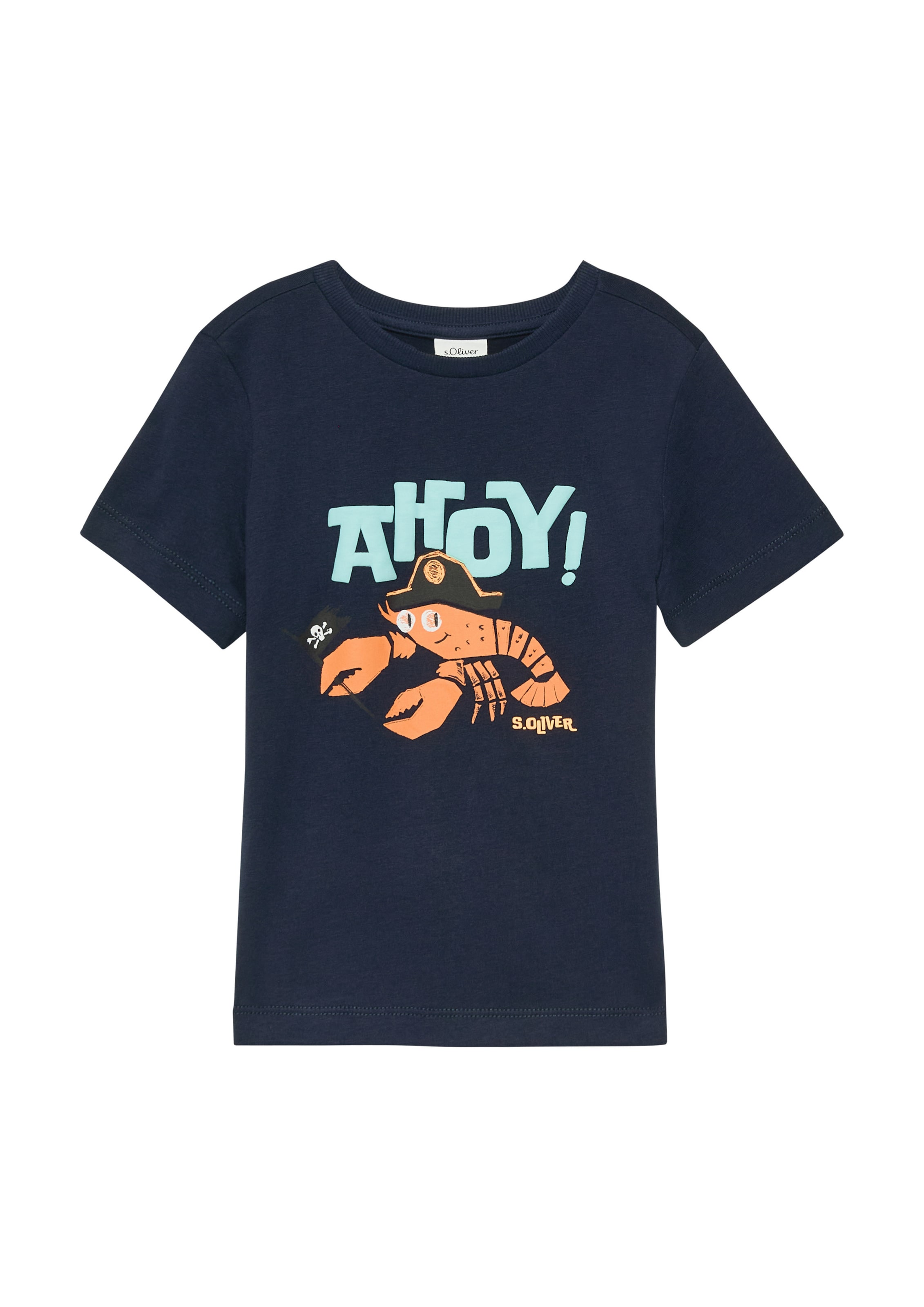 T-Shirt s.Oliver en bleu : devant