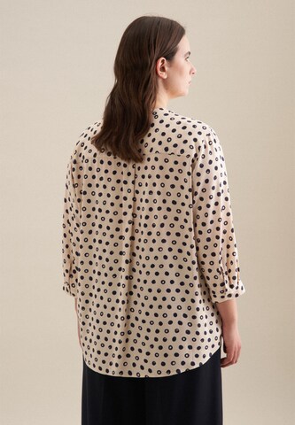 SEIDENSTICKER Blouse 'Schwarze Rose' in Beige