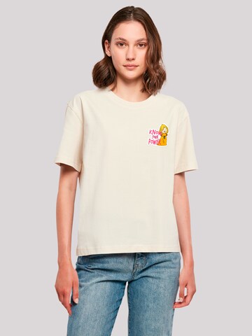 F4NT4STIC Shirt 'Wickie Know Your Power Heroes of Childhood' in Beige: Vorderseite