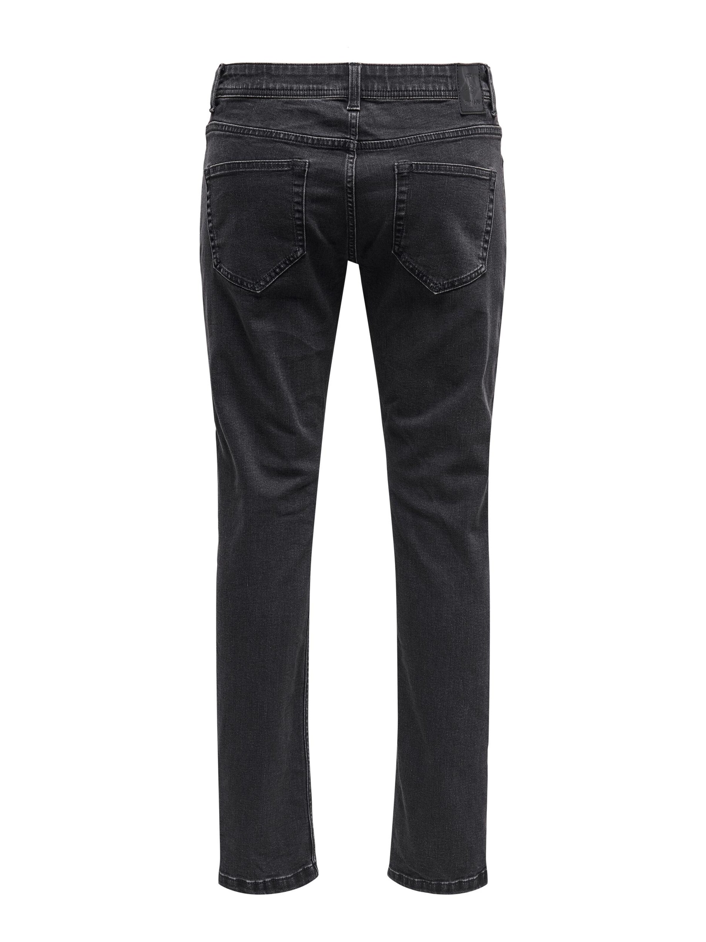 Only & Sons Regular Jeans 'Weft' in Black