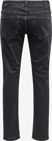 Only & Sons Regular Jeans 'Weft' in Zwart