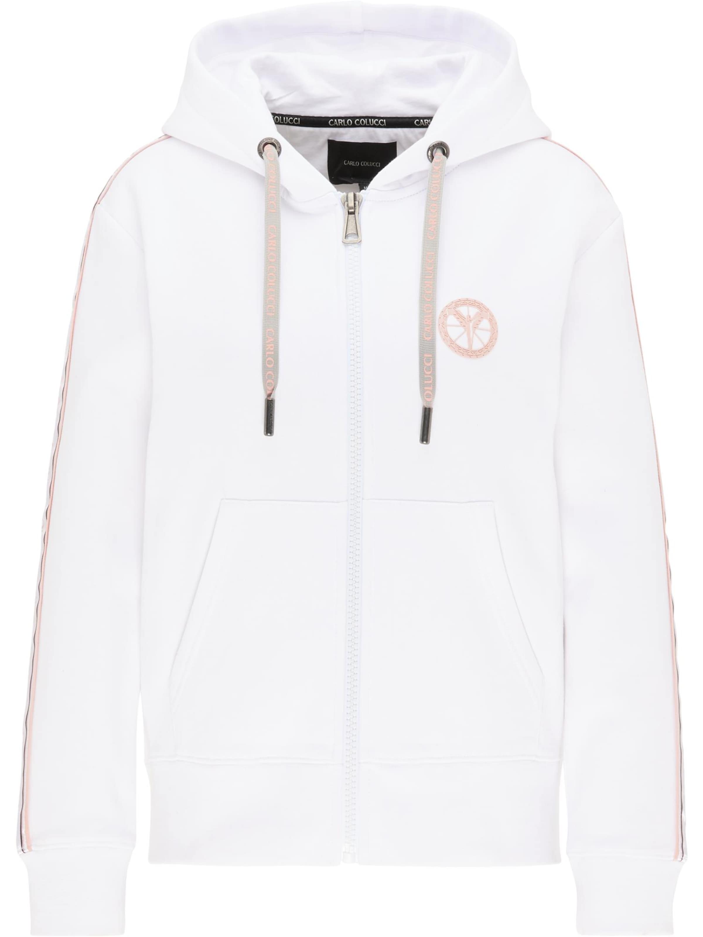 Hollister white zip up hoodie hotsell