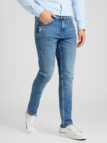 Coupe slim Jean 'Shawn' QS en bleu : devant