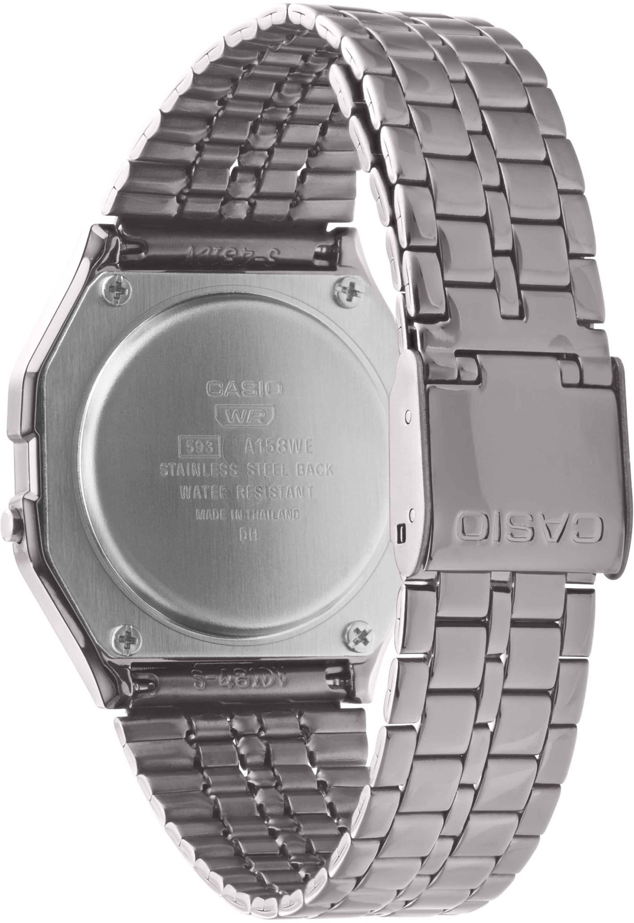 CASIO VINTAGE Digitaluhr in Silber