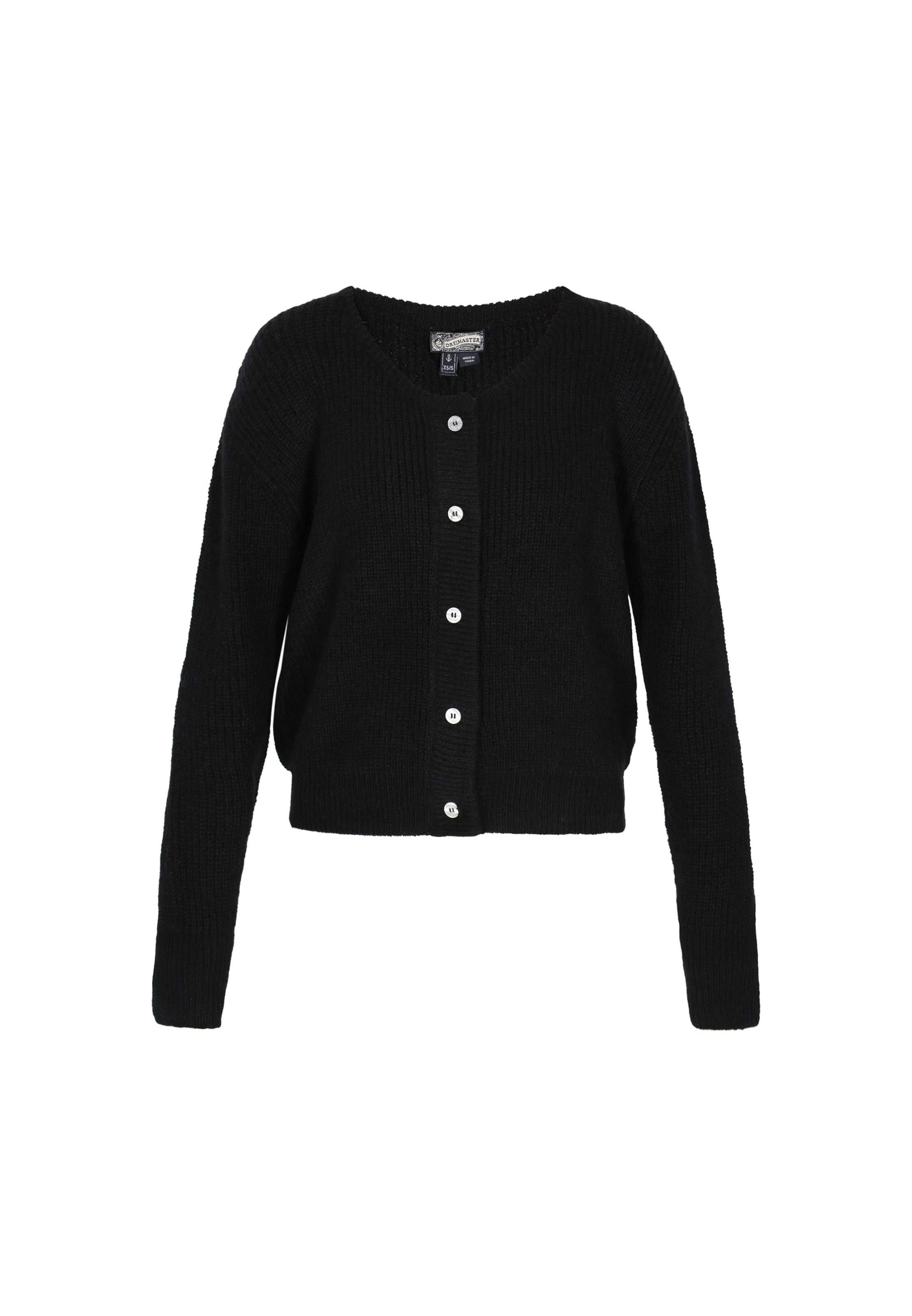 DreiMaster Vintage Kardigan w kolorze czarny: przód