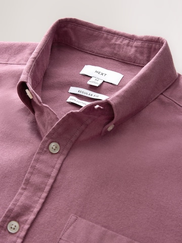 Next Comfort fit Button Up Shirt in Pink
