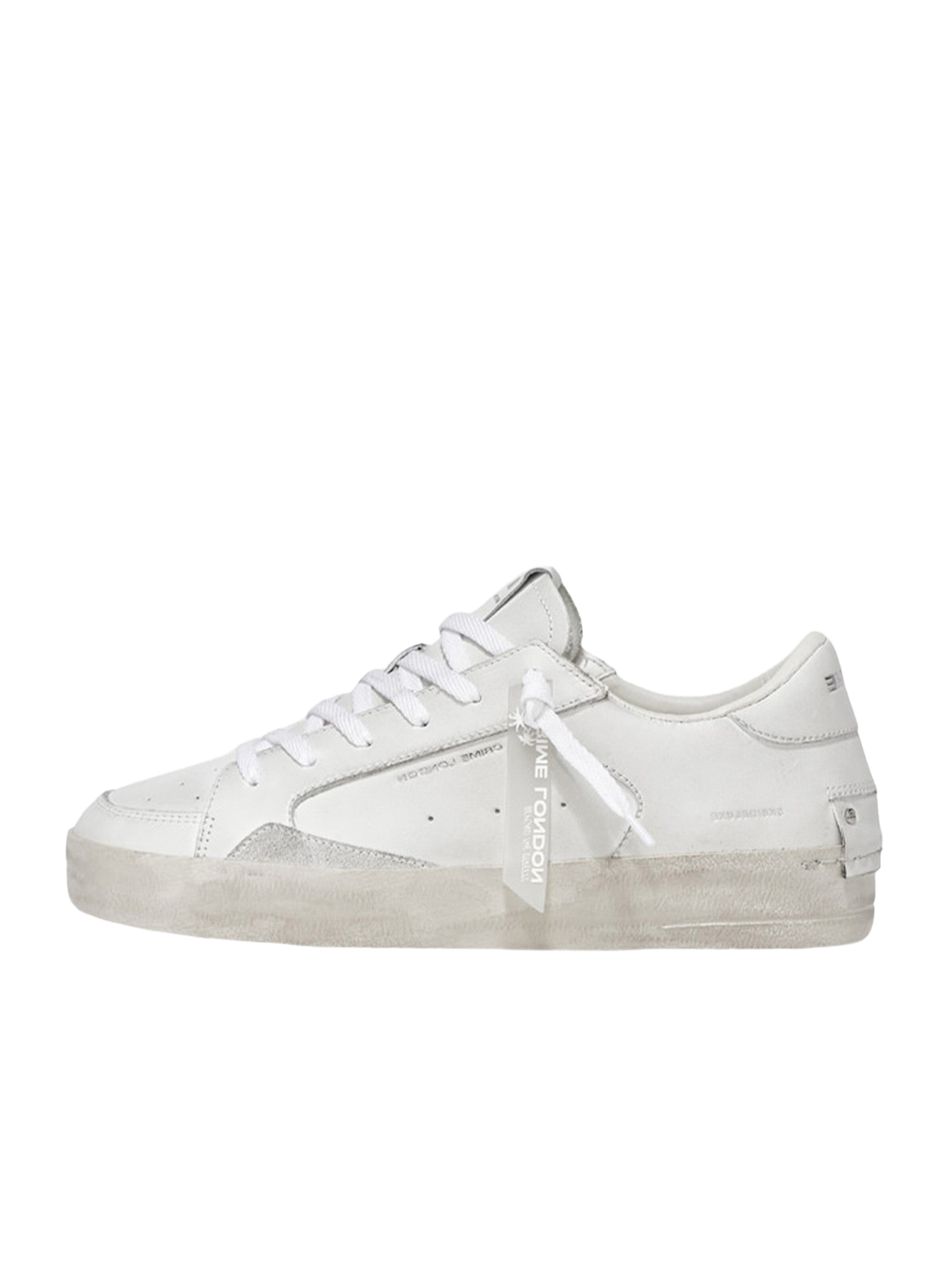 Crime London Sneakers laag 'SK8 Deluxe' in Wit: voorkant