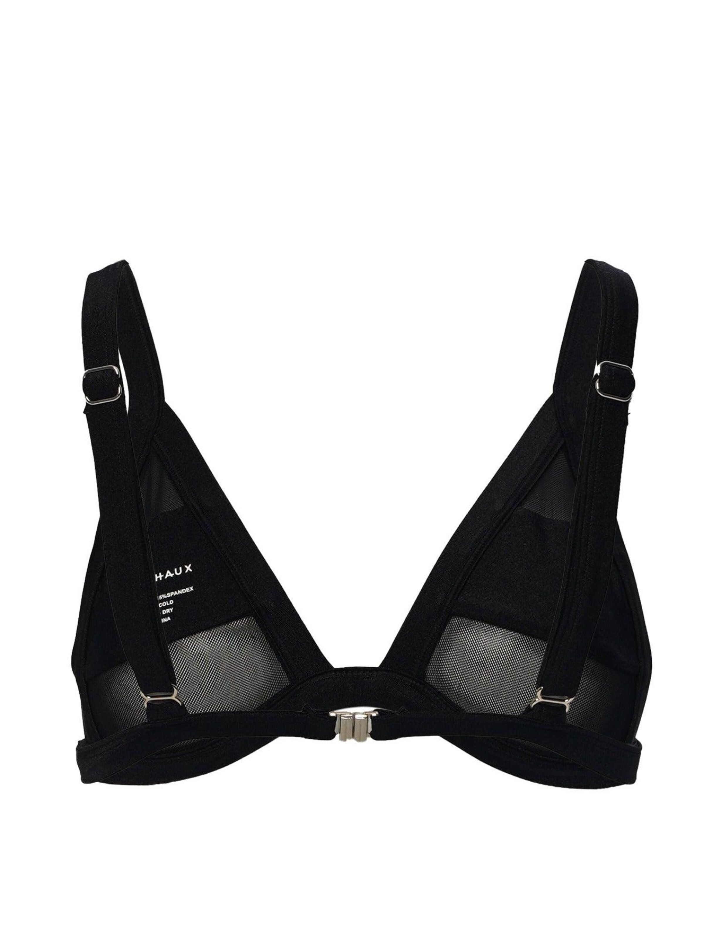 La Michaux Bustier Bikinitop 'FIERCE' in Zwart
