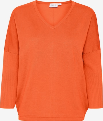 SAINT TROPEZ Pullover in Orange: predná strana