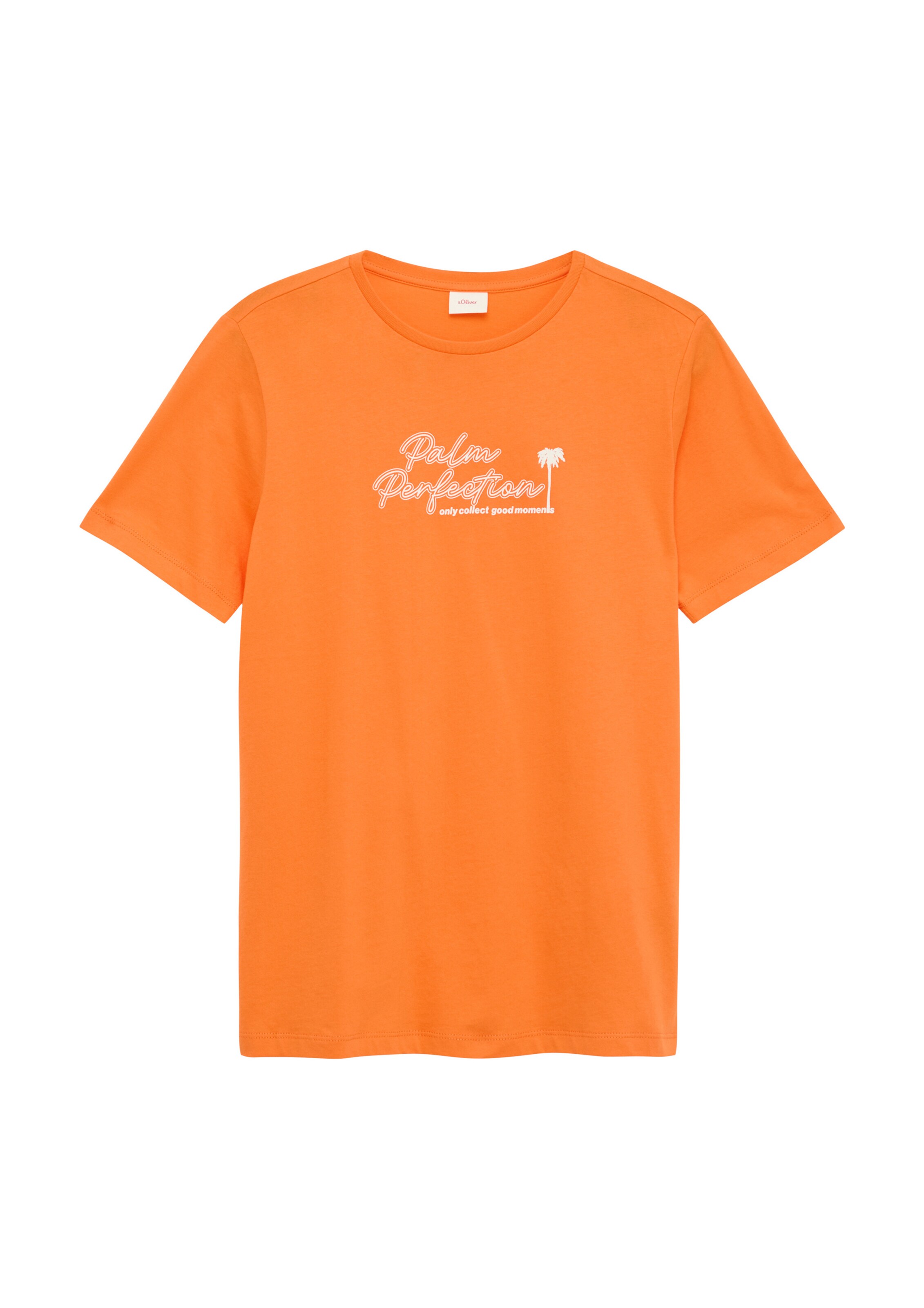 s.Oliver Shirt in Oranje: voorkant