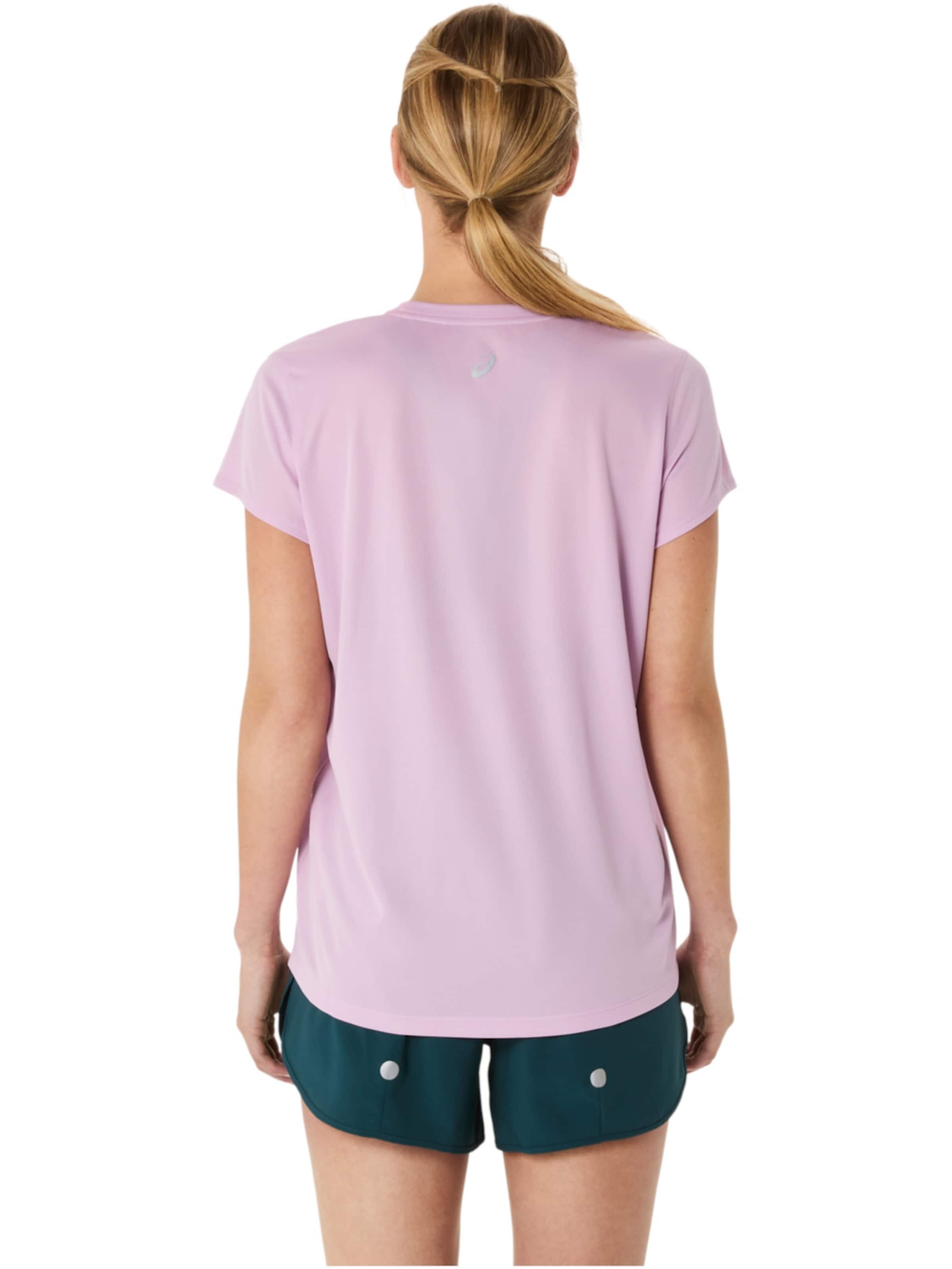ASICS Shirt 'ASICS Fujitrail Logo SS Top'‌‌‌‌‌‌‌‌ in Lila