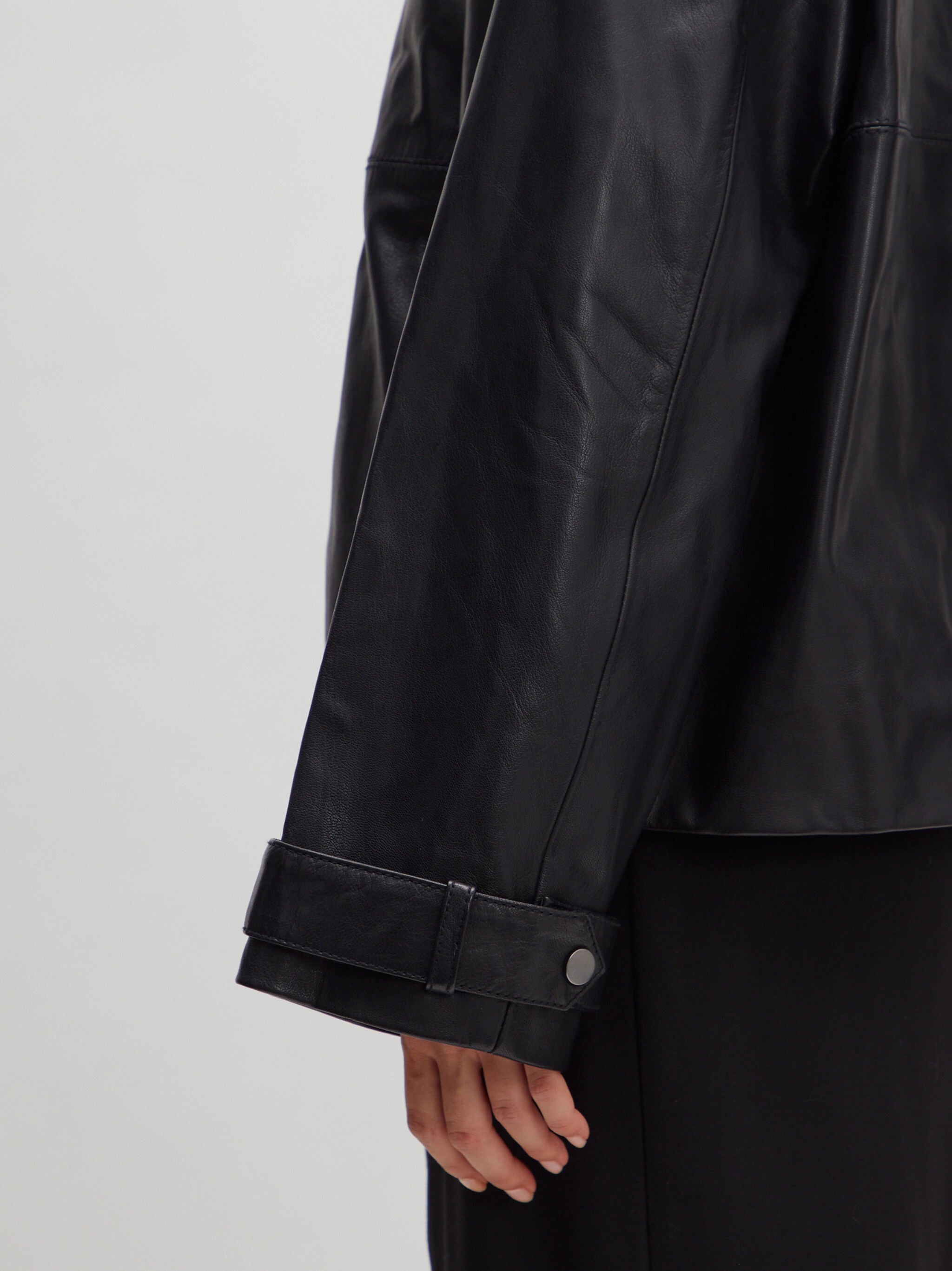 EDITED Produkte Lederjacke 'Orela' schwarz