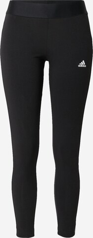 ADIDAS SPORTSWEAR Skinny Sporthose in Schwarz: predná strana