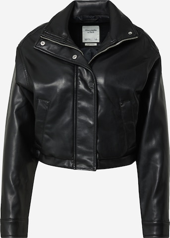 Abercrombie & Fitch Between-Season Jacket in Black: front