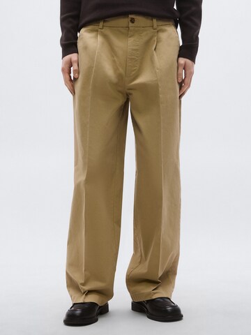 Loosefit Pantalon à pince '90S' Calvin Klein Jeans en marron : devant