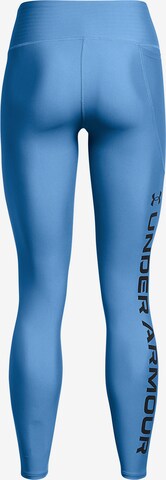 UNDER ARMOUR Skinny Sportbroek 'HeatGear' in Blauw