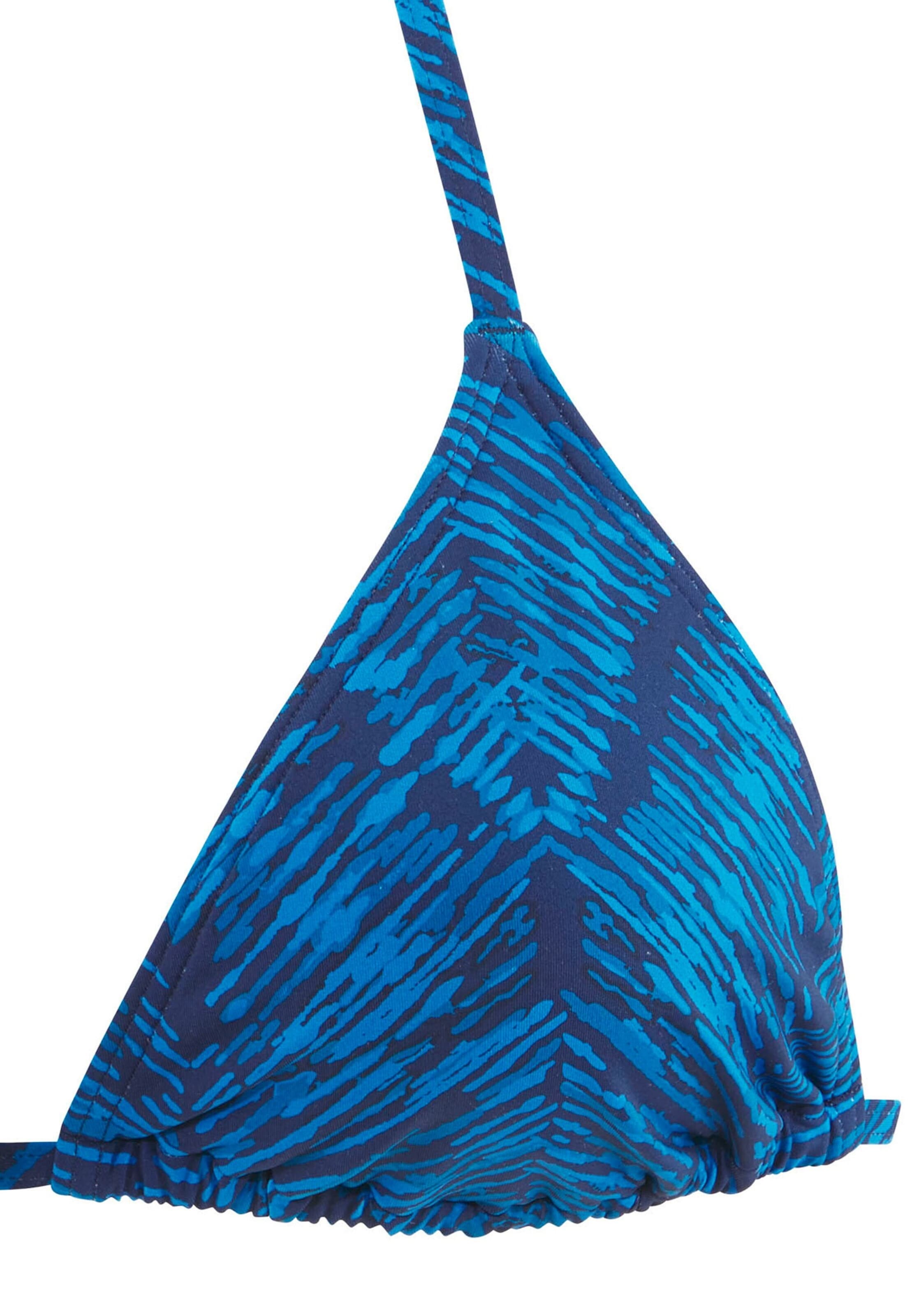 Triunghi Sutien costum de baie de la JETTE pe albastru