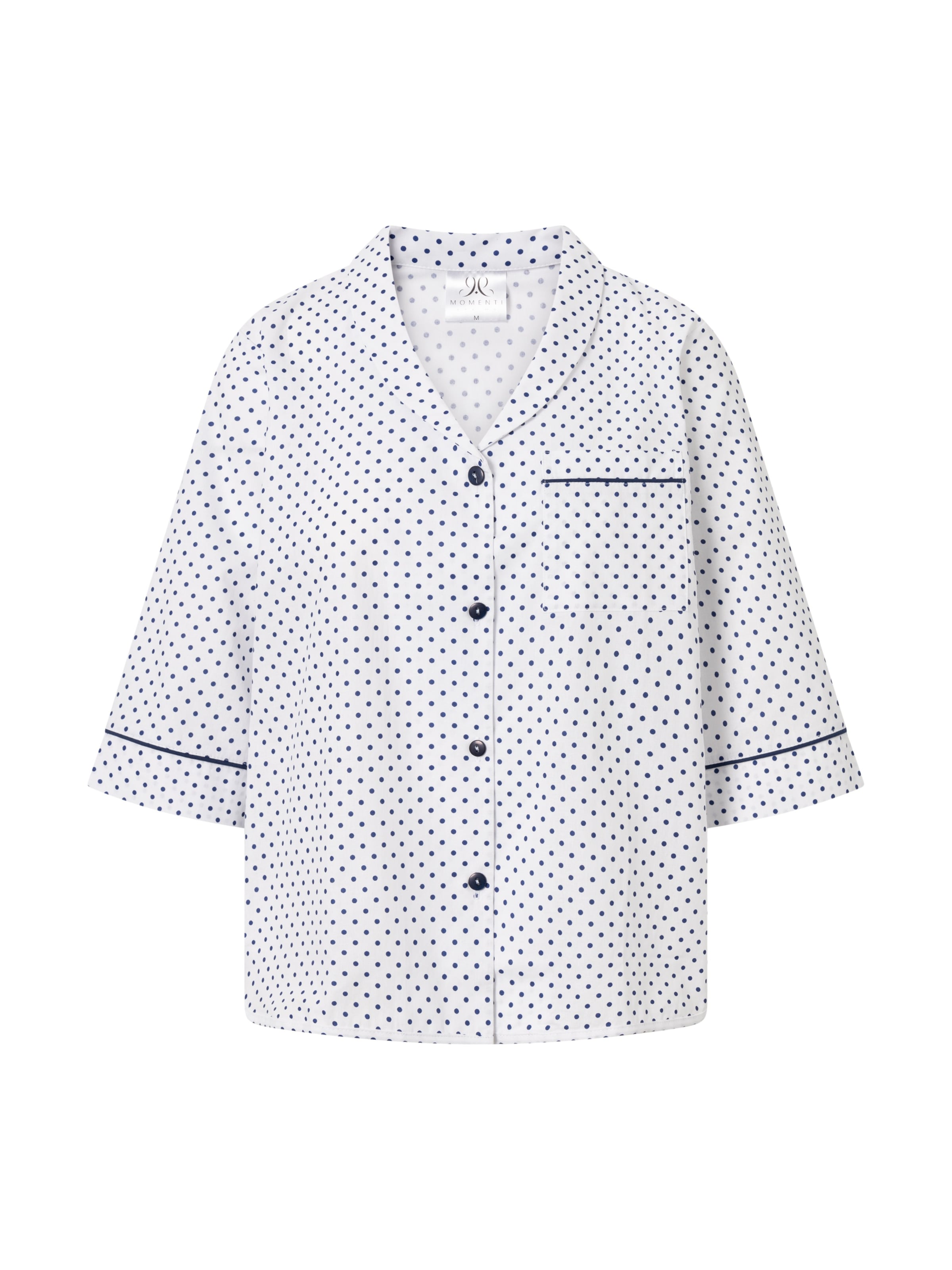 Momenti Per Me Pyjama 'Ms. President' in Wit: voorkant