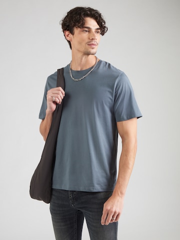 Coupe slim T-Shirt JACK & JONES en bleu : devant