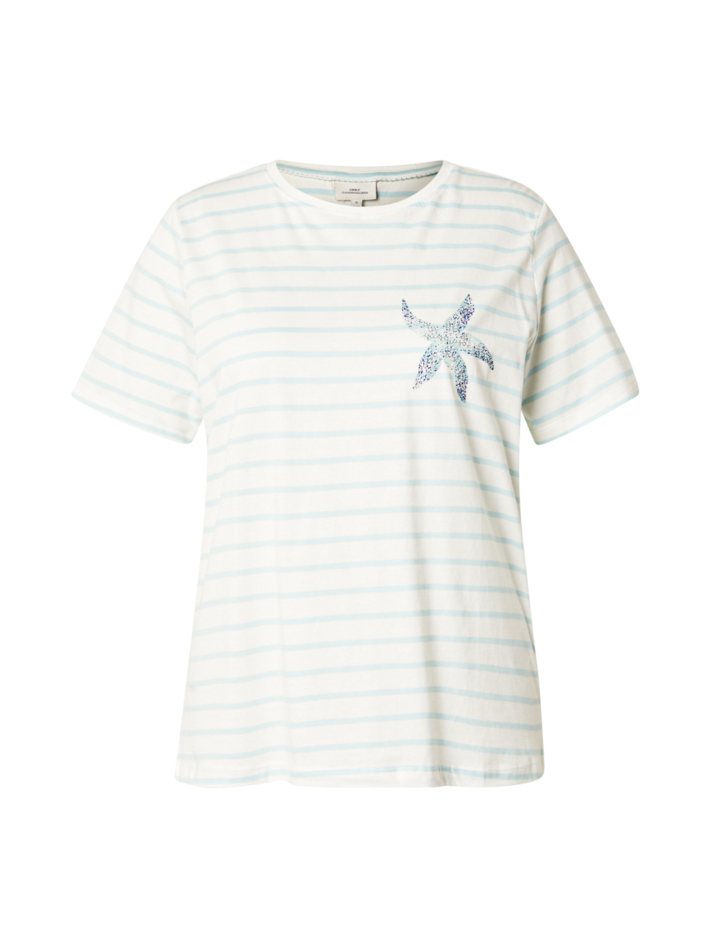 ONLY Carmakoma Särk 'CARKita', värv valge: eest vaates