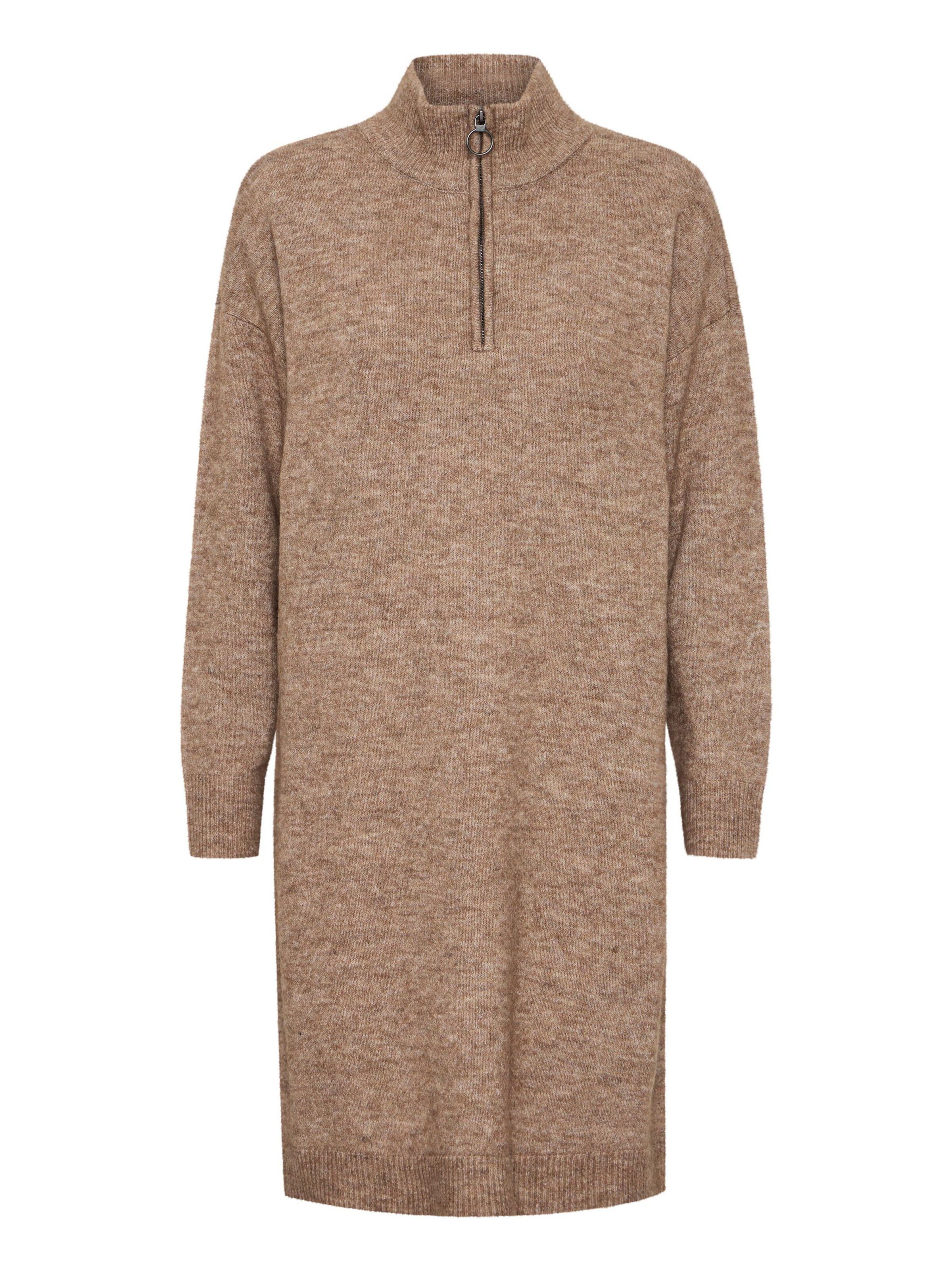 Fransa Strikkjole 'SANNY DR 3' i brun: forside