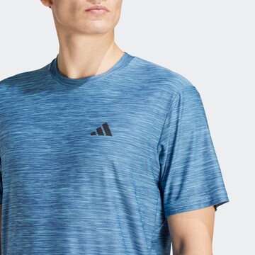 ADIDAS PERFORMANCE Λειτουργικό μπλουζάκι 'Essentials' σε μπλε