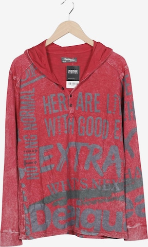 Desigual Kapuzenpullover L in Rot: Vorderseite