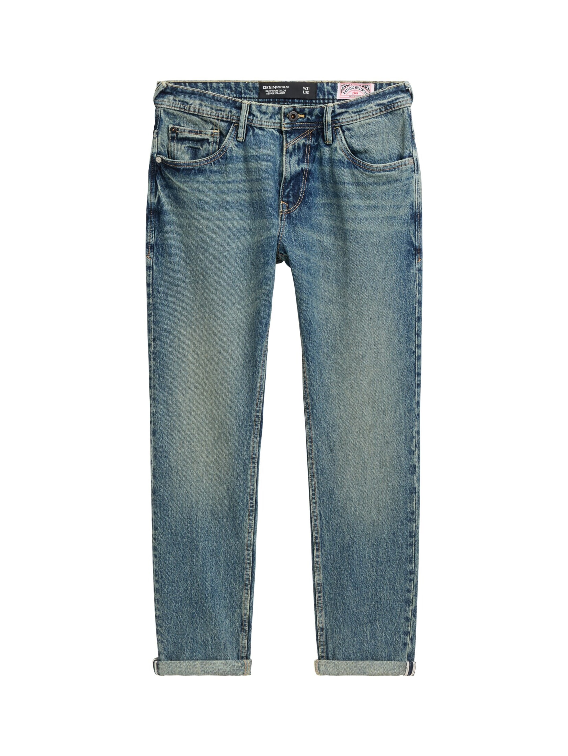TOM TAILOR DENIM Regular Jeans 'Aedan ' in Blue: front