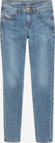 DIESEL Skinny Jeans 'SLANDY' in Blauw: voorkant