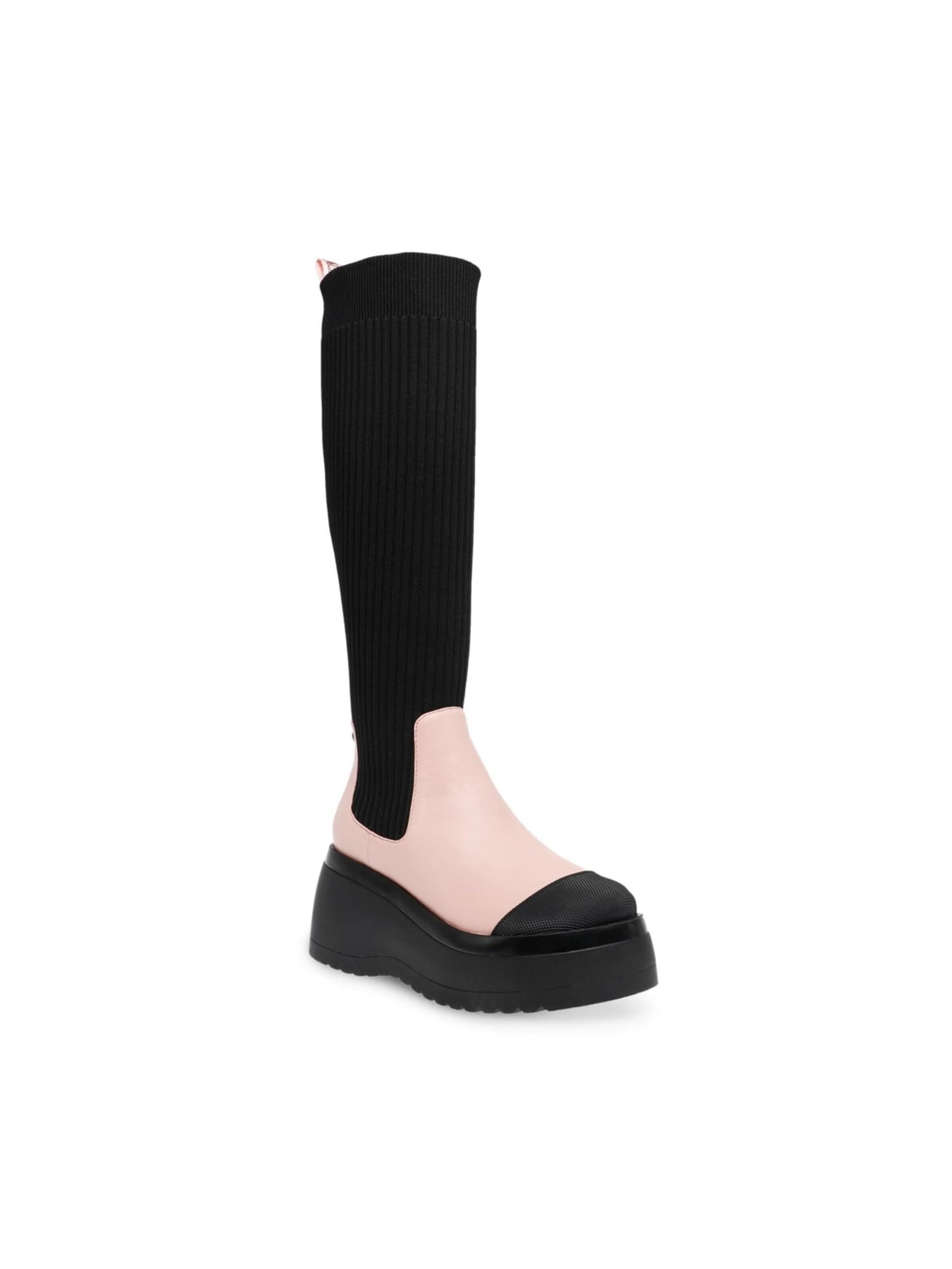 STEVE MADDEN Kozaki 'Dagget Pink / Black' w kolorze czarny