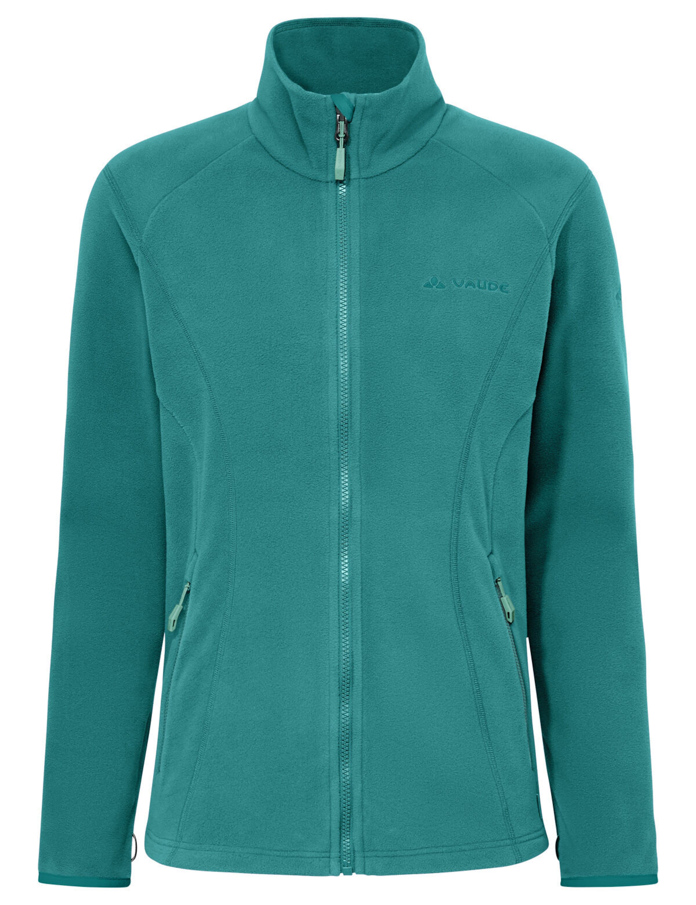 VAUDE Athletic fleece jacket 'Rosemoor II' in Green: front