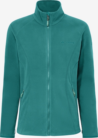 VAUDE Athletic fleece jacket 'Rosemoor II' in Green: front